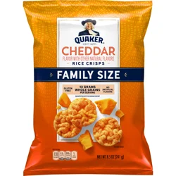 Quaker Rice Crisps Cheddar 8.5 Oz