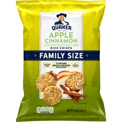 Quaker Rice Crisps Apple Cinnamon 9.8 Oz