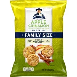 Quaker Rice Crisps Apple Cinnamon 9.8 Oz
