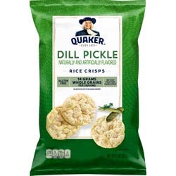 Quaker Rice Crisps Dill Pickle 3 Oz