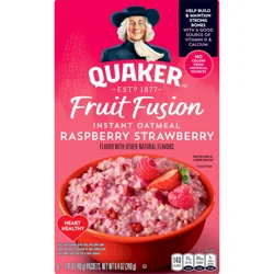 Quaker Instant Oatmeal, Raspberry Strawberry