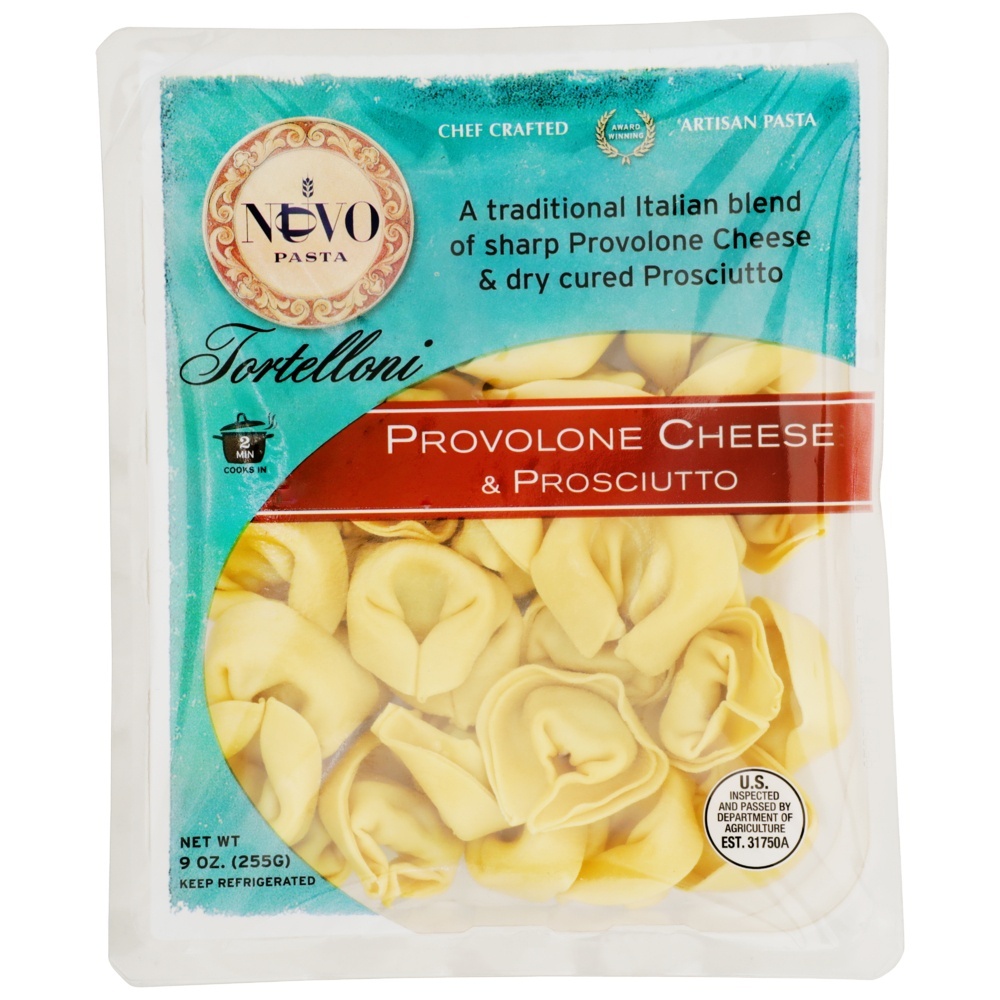 slide 1 of 1, Nuovo Aged Provolone & Prosciutto Tortelloni, 9 oz