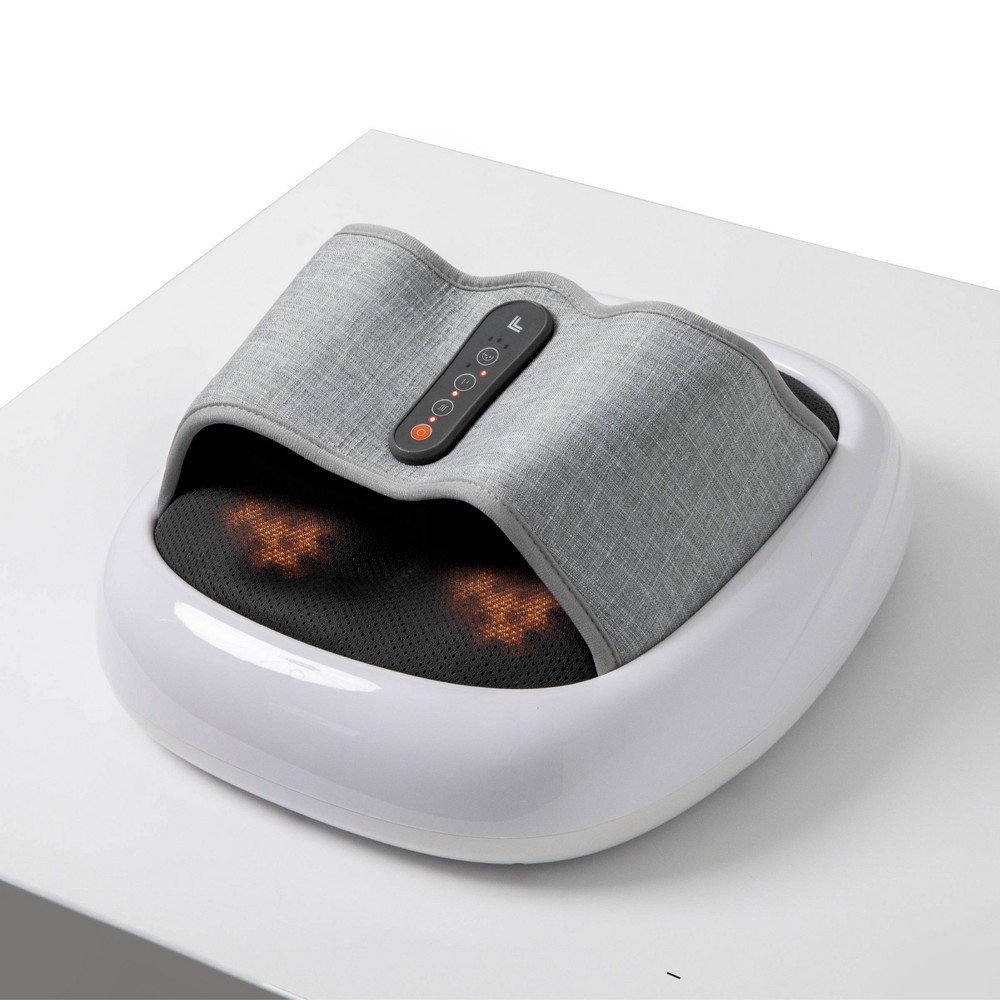 slide 4 of 6, Sharper Image Massager Acupoint Foot Multipoint Acupressure - White/Grey, 1 ct