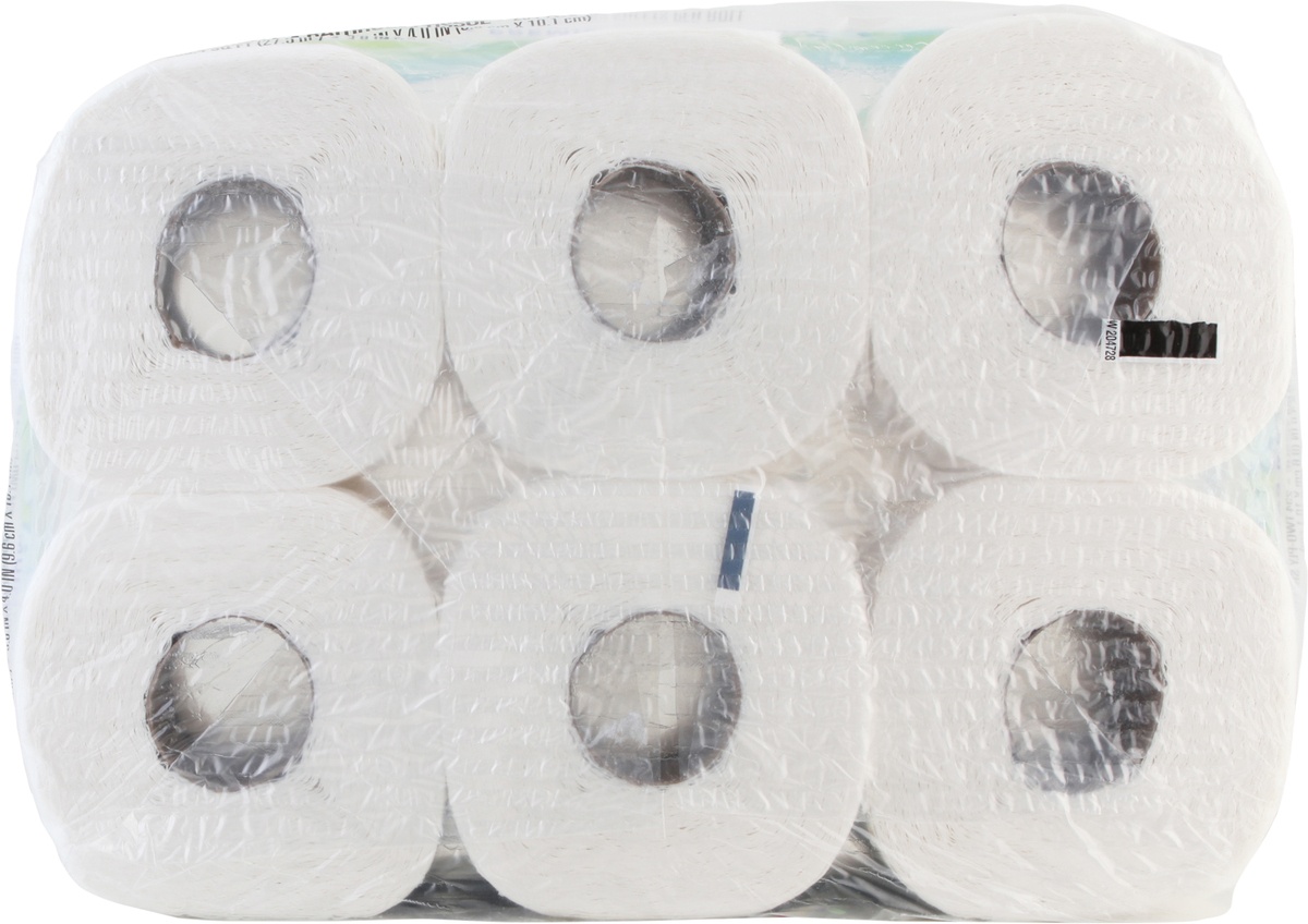 slide 5 of 9, Signature Home Bathroom Tissue Softly Soft & Strong Double Roll 2-Ply, 