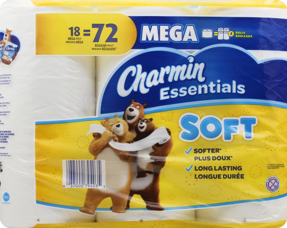 slide 4 of 7, Charmin Bathroom Tissue 18 ea, 18 ct