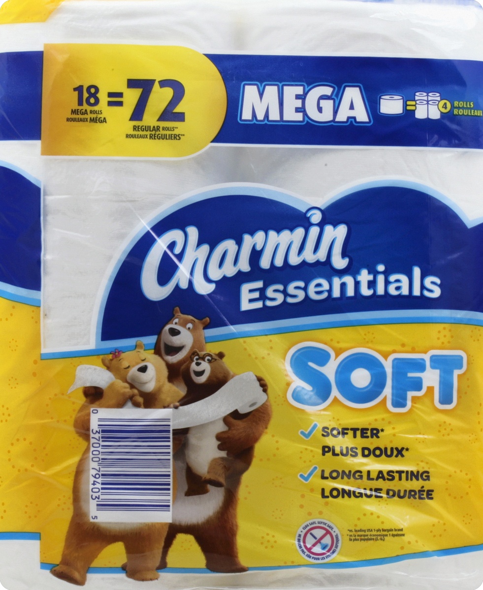 slide 6 of 7, Charmin Bathroom Tissue 18 ea, 18 ct