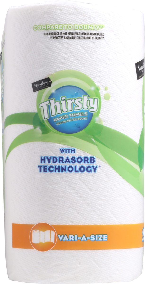 slide 7 of 9, Signature Select Thirsty Vari-A-Size 2 Ply Paper Towels 2 246 2 ea, 
