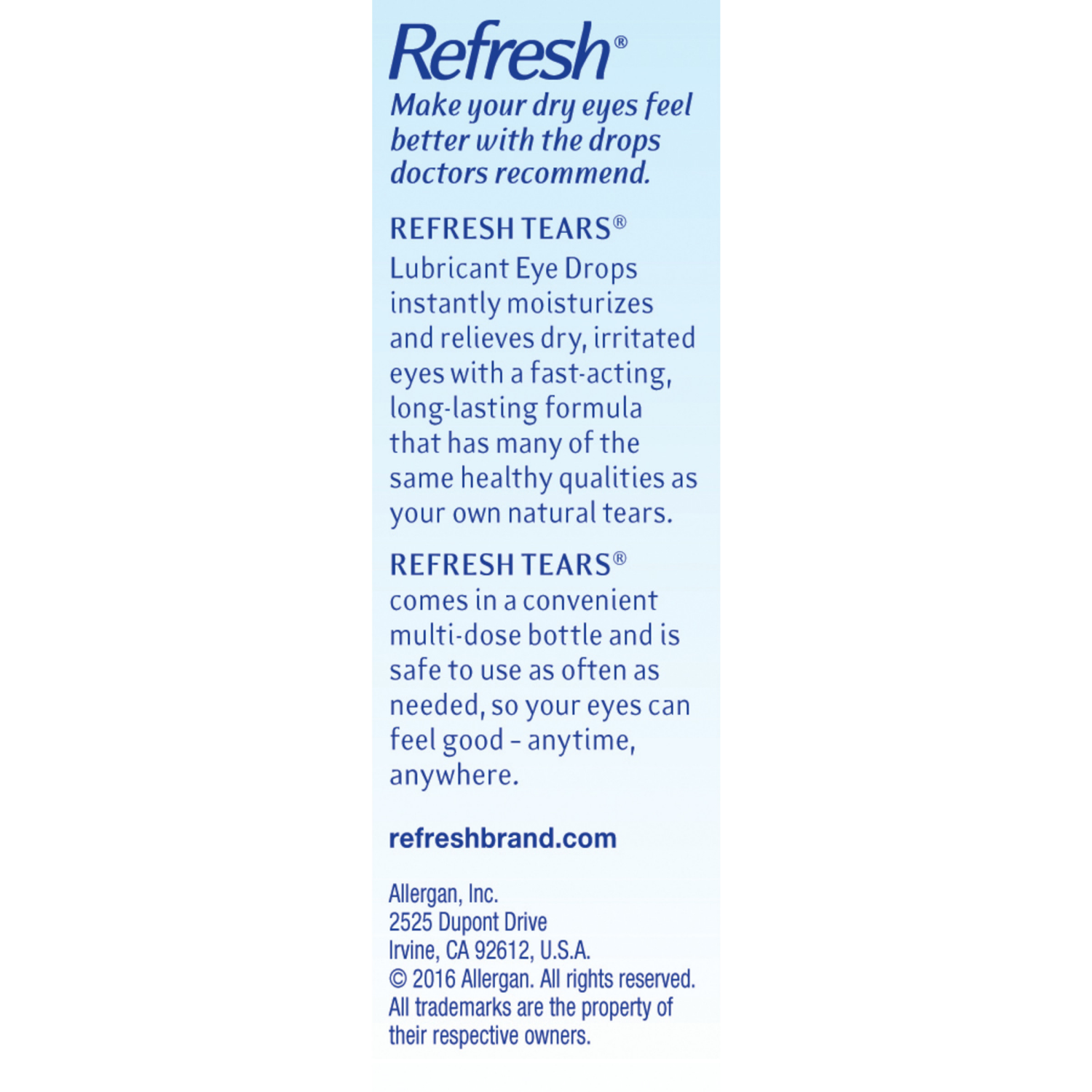 slide 4 of 8, Refresh Tears Lubricant Eye Drops Preserved Tears, 1 Count, 0.5 fl oz (15 mL), 0.5 fl oz