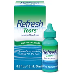 Refresh Tears Lubricant Eye Drops Preserved Tears, 1 Count, 0.5 fl oz (15 mL)