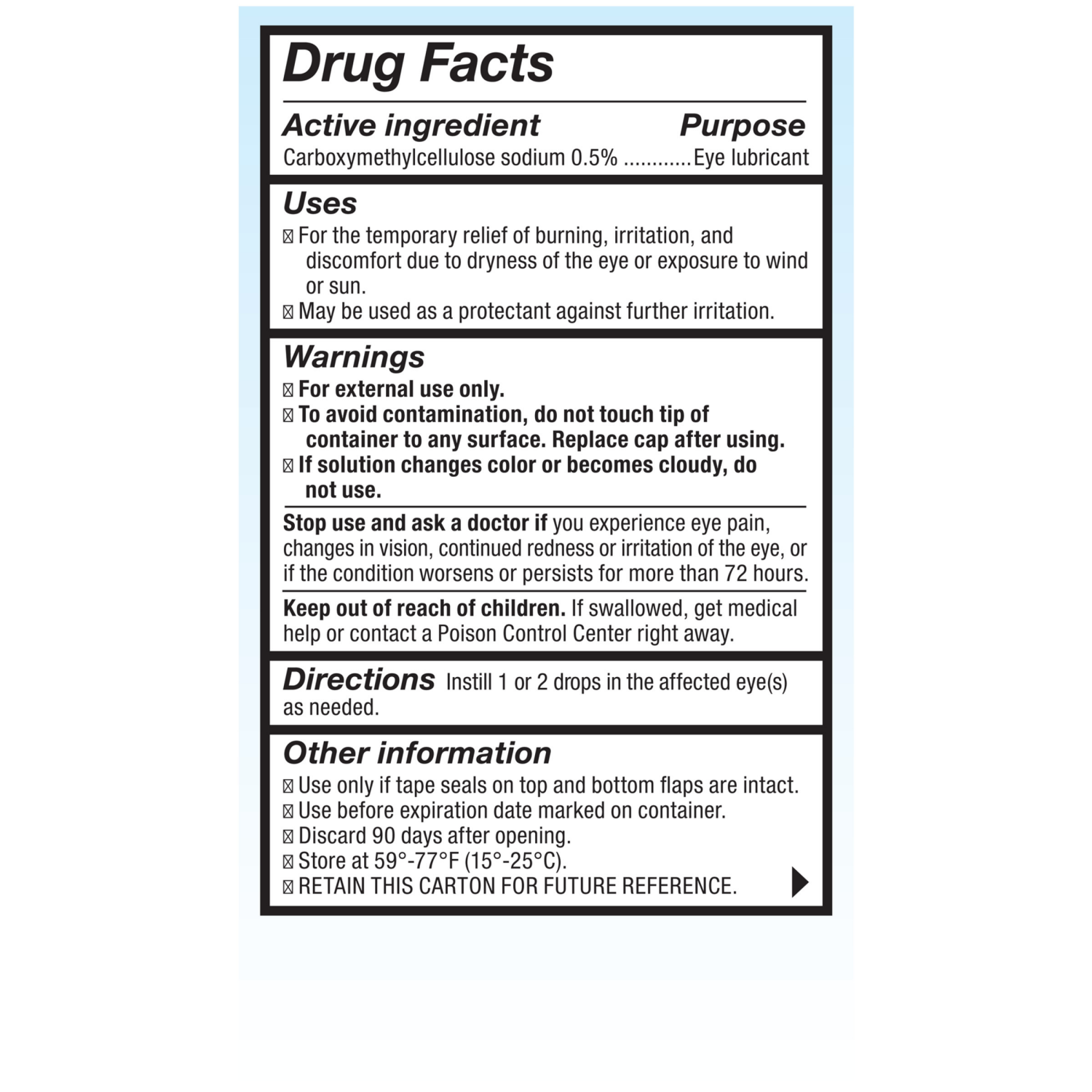 slide 2 of 8, Refresh Tears Lubricant Eye Drops Preserved Tears, 2 Count, 2x0.5 fl oz (30 mL), 2 ct