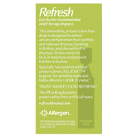 slide 9 of 21, Refresh Relieva PF Lubricant Eye Drops 30 - 0.01 fl oz Vials, 30 ct