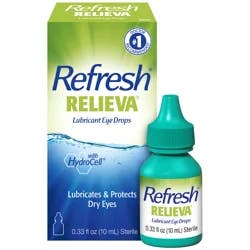 Refresh Relieva Lubricant Eye Drops 0.33 oz