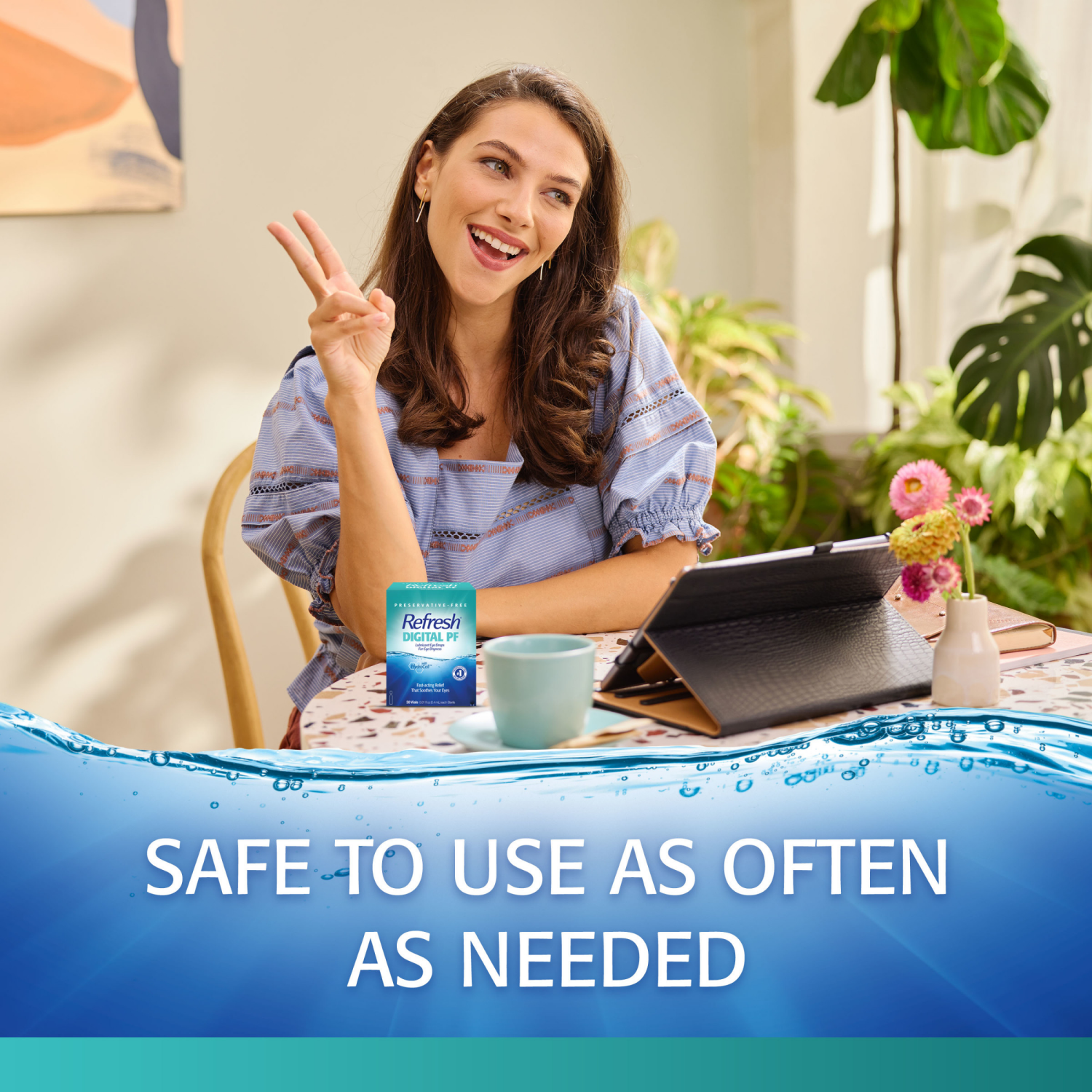 slide 3 of 8, Refresh Digital PF Preservative-Free Non-Preserved Tears, 30 Single-Use Containers, 0.01 fl oz (0.4 mL), 30 ct