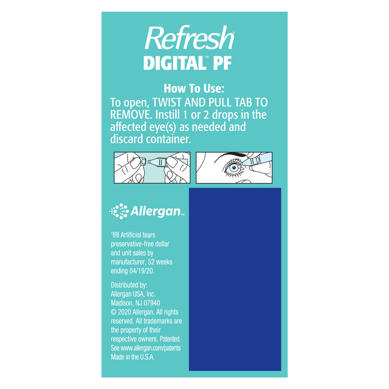 slide 4 of 8, Refresh Digital PF Preservative-Free Non-Preserved Tears, 30 Single-Use Containers, 0.01 fl oz (0.4 mL), 30 ct
