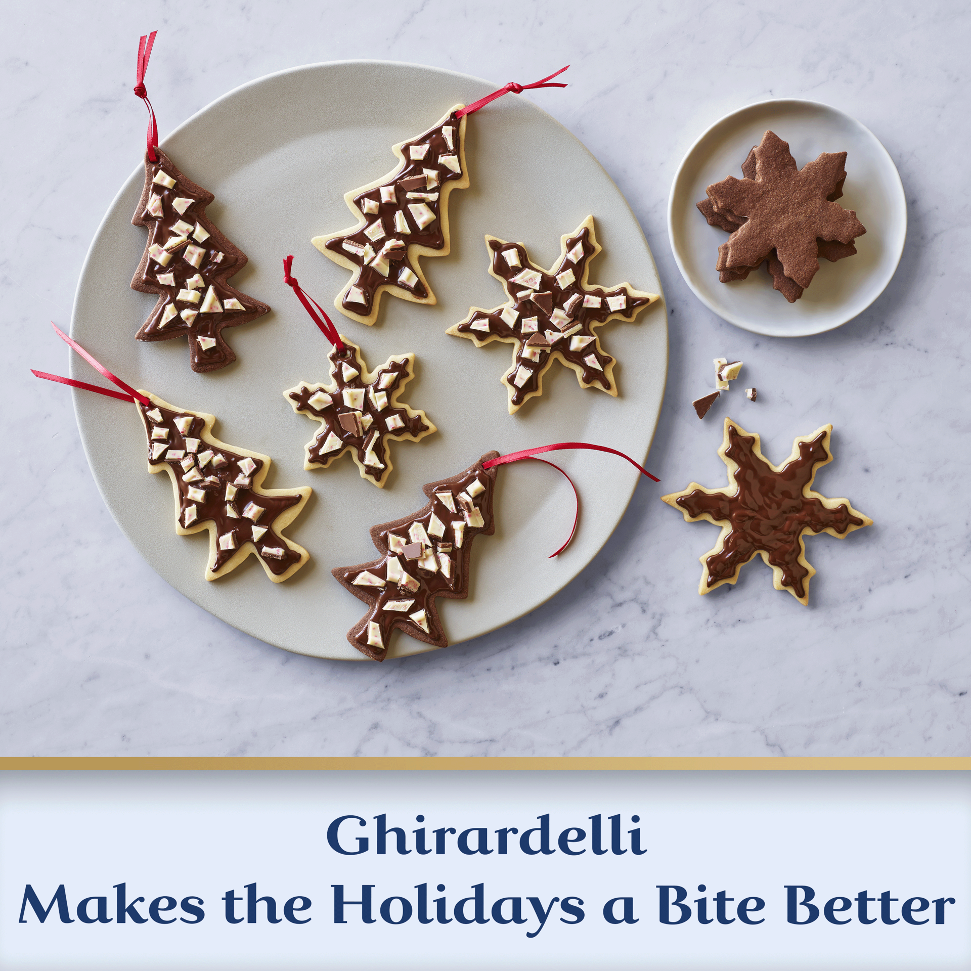 slide 4 of 7, GHIRARDELLI Peppermint Bark Baking Kit, 6.4 oz Box, 6.4 oz