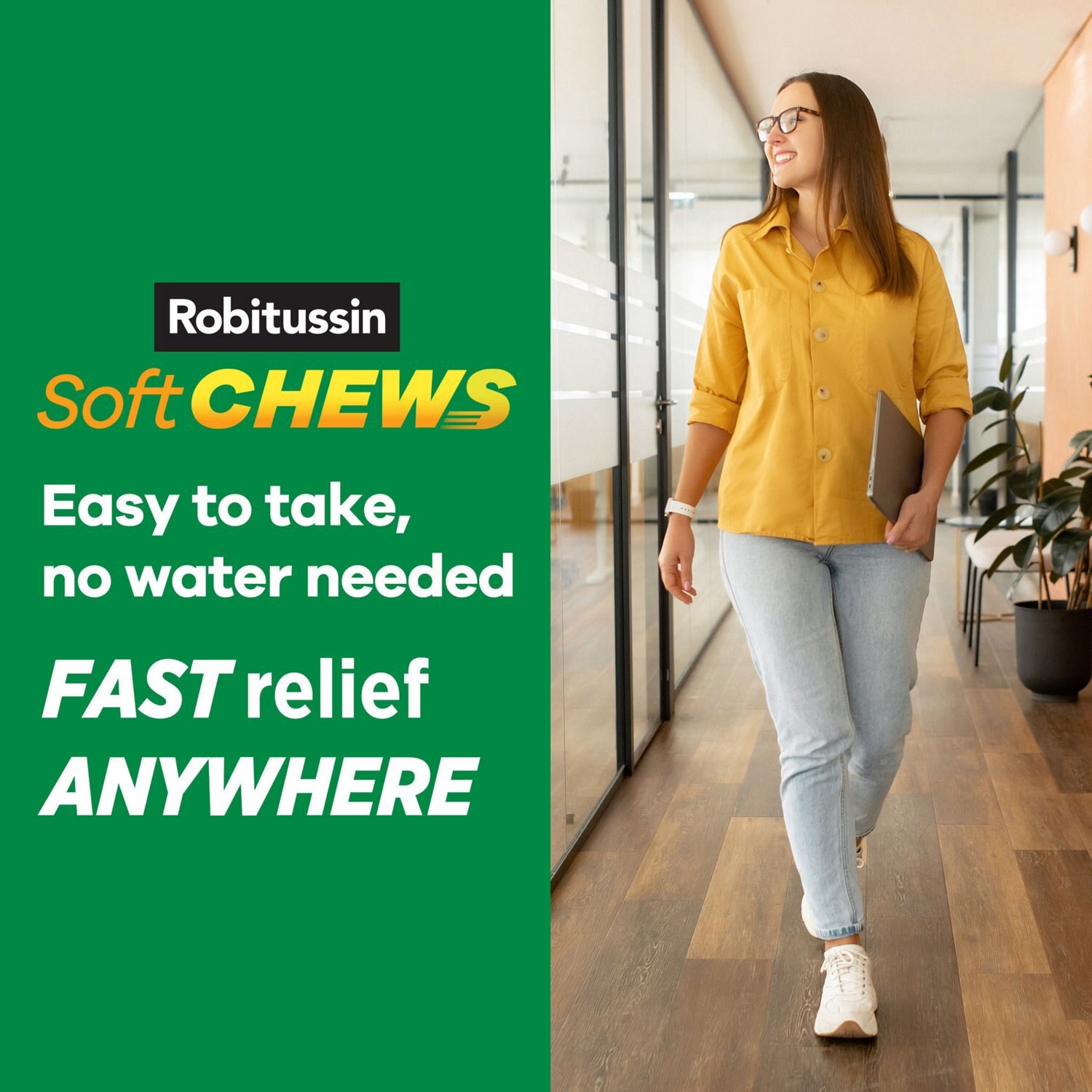 slide 11 of 15, Robitussin Cough Relief Soft Chews, 20 Ct, 20 ct