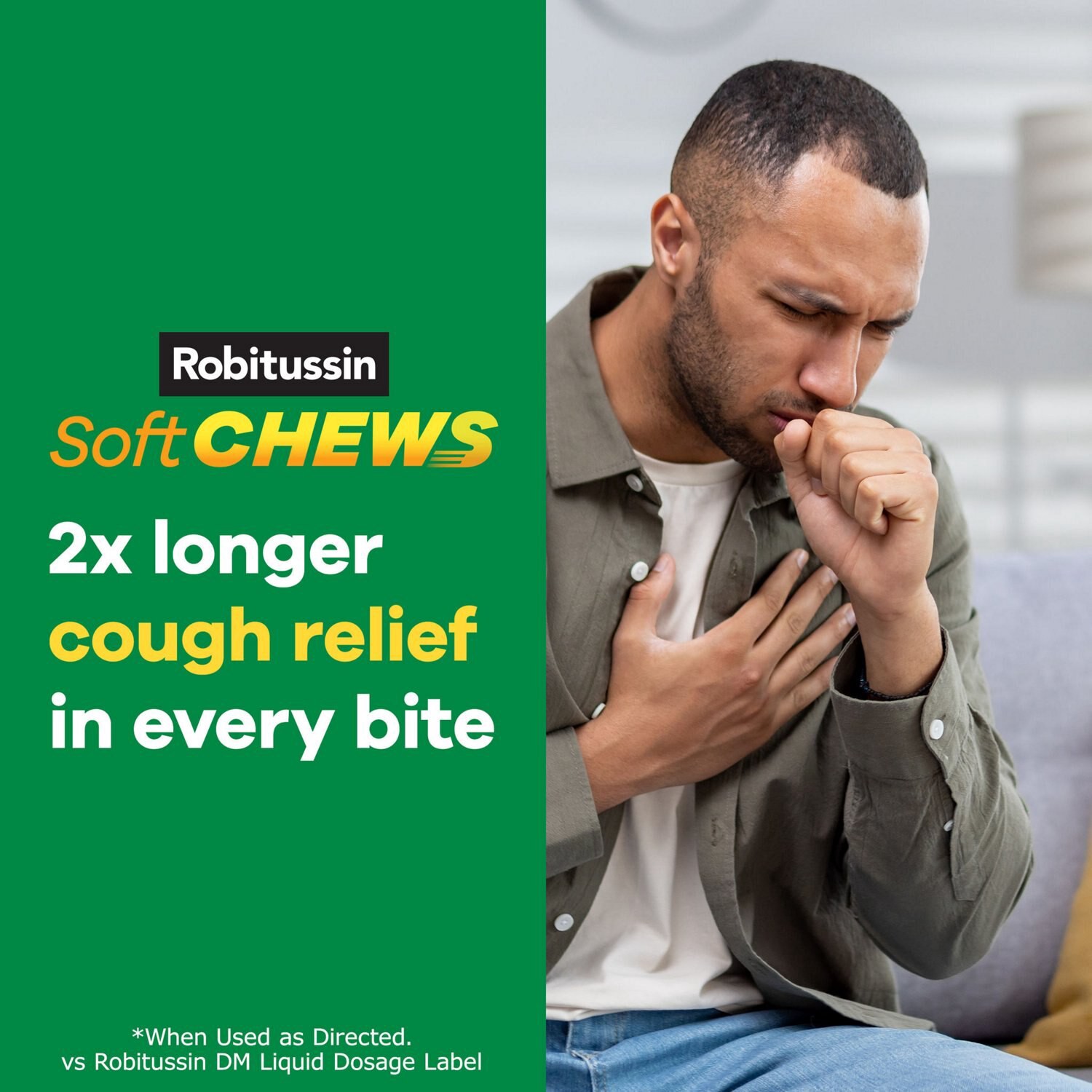 slide 3 of 15, Robitussin Cough Relief Soft Chews, 20 Ct, 20 ct