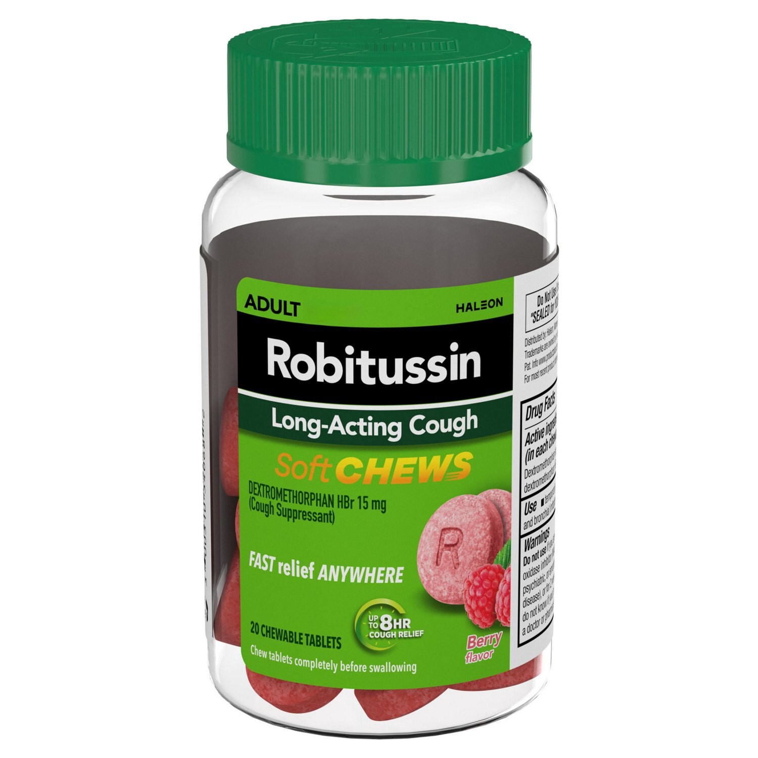 slide 15 of 15, Robitussin Cough Relief Soft Chews, 20 Ct, 20 ct