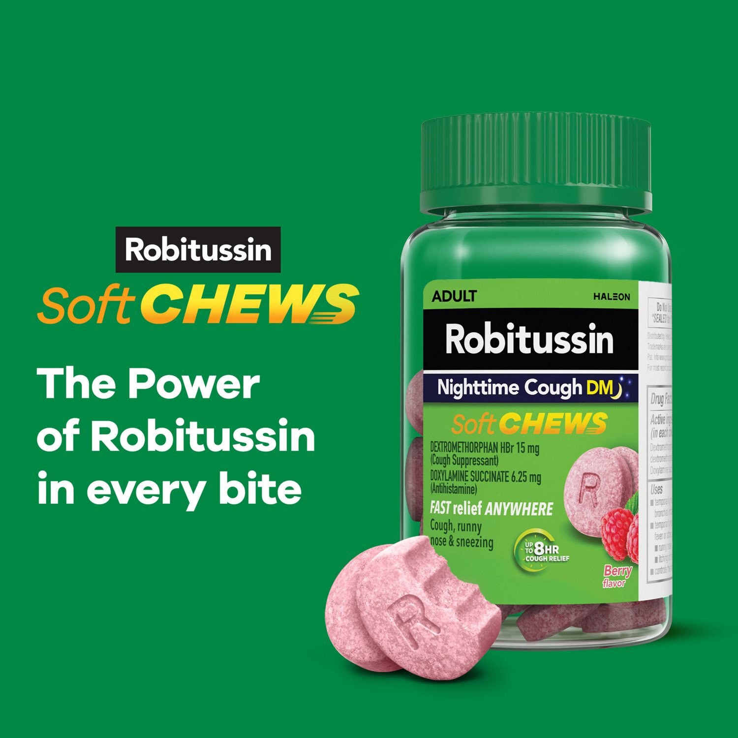 slide 3 of 16, Robitussin Nt Cough Relief Soft Chews, 20 Ct, 20 ct