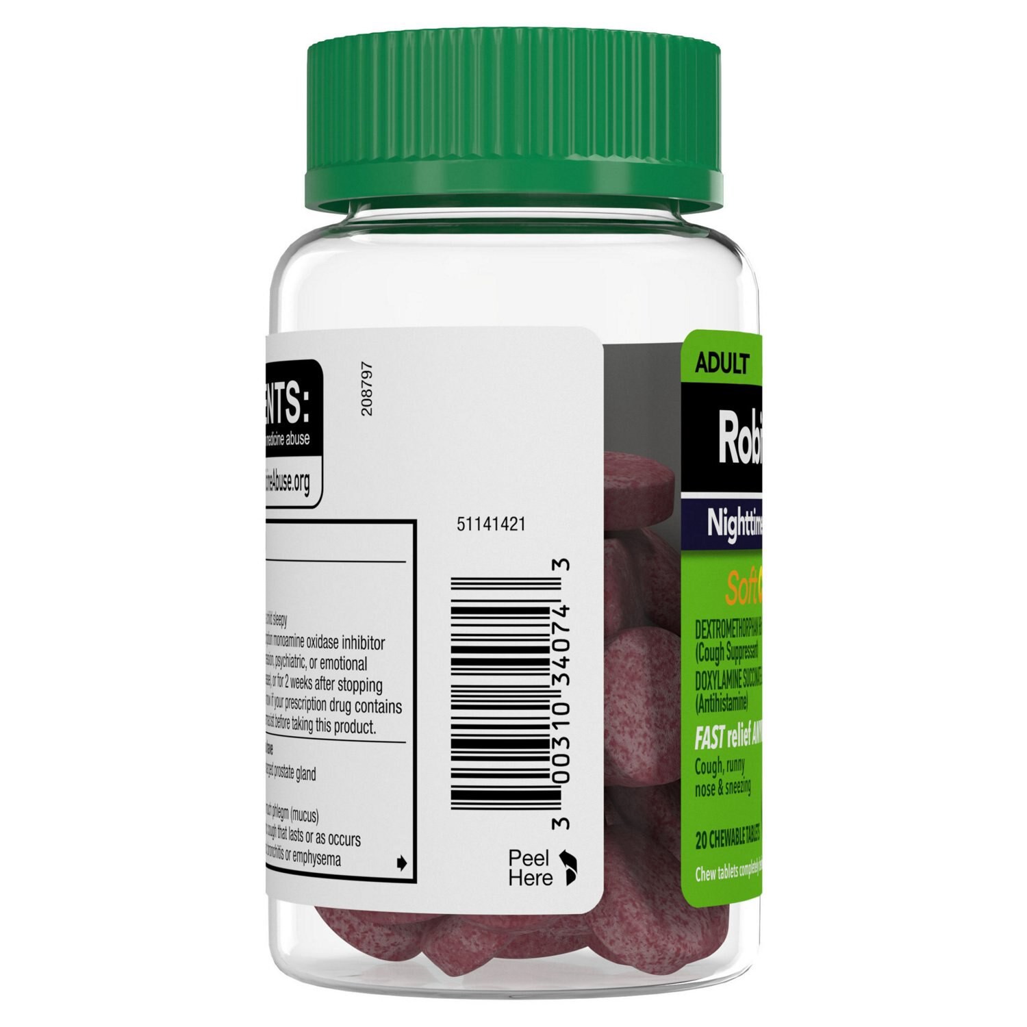 slide 10 of 16, Robitussin Nt Cough Relief Soft Chews, 20 Ct, 20 ct