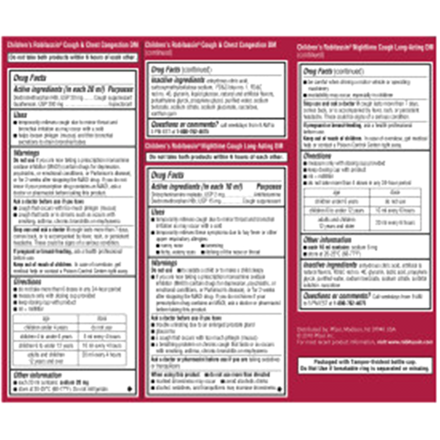 slide 2 of 2, Robitussin Children's Robitussin DM Day and Night Cough Relief Value Pack, 2 ct; 4 fl oz