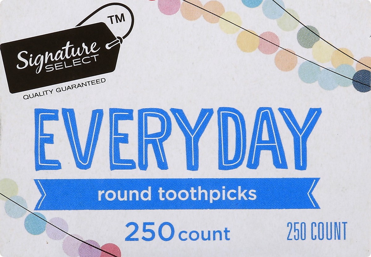 slide 6 of 9, Signature Select Toothpicks 250 ea, 
