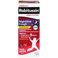 Robitussin Children’s Robitussin Nighttime Cough Long-Acting DM - 4 Fl Oz
