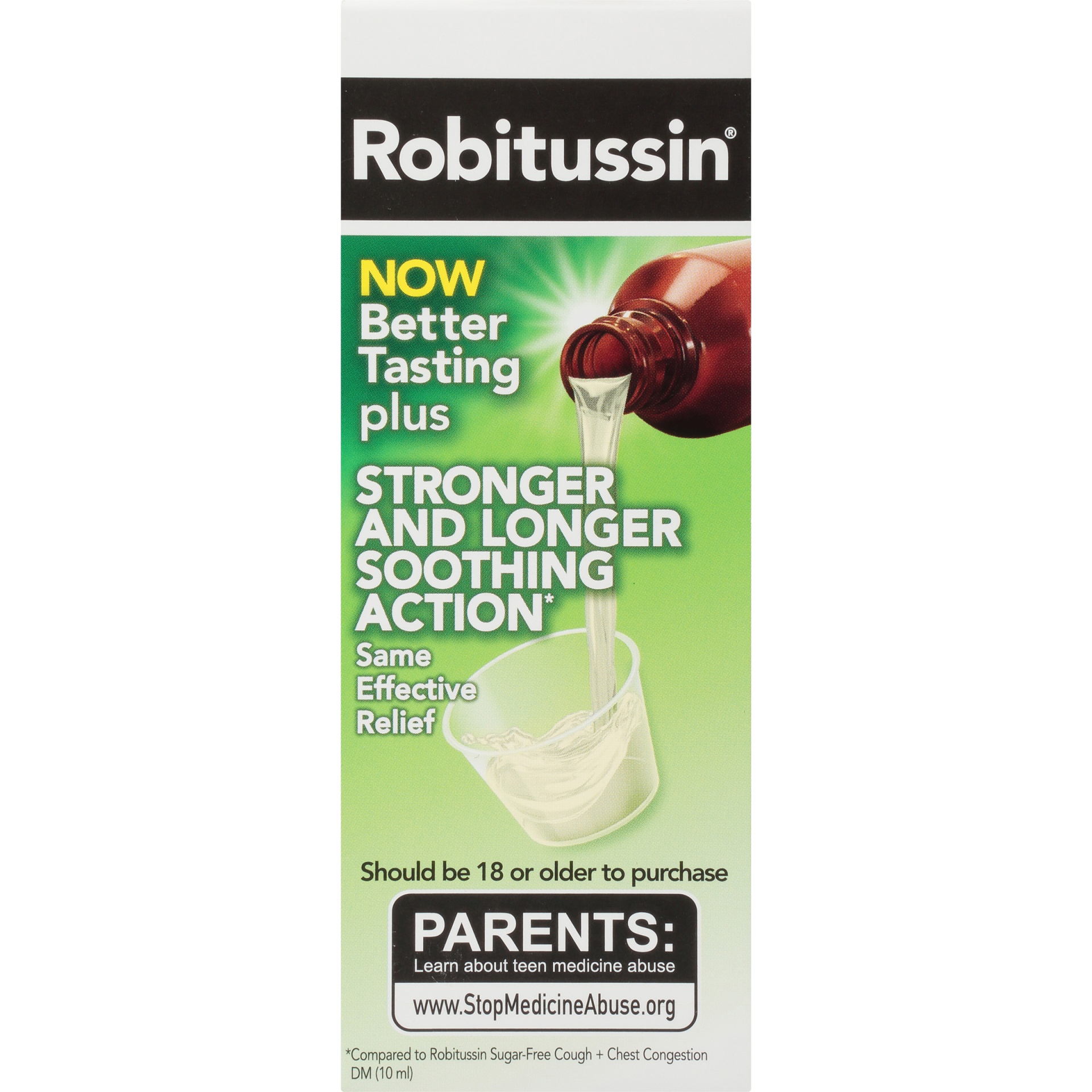 slide 3 of 6, Robitussin Adult Sugar-Free Cough+Chest Congestion DM 4 oz, 1 ct