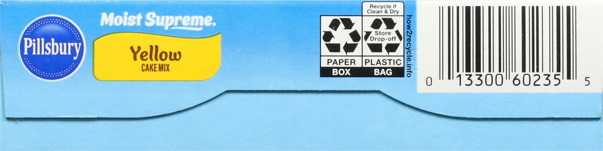 slide 7 of 13, Pillsbury Moist Supreme Yellow Cake Mix, 15.25 oz Box, 15.25 oz