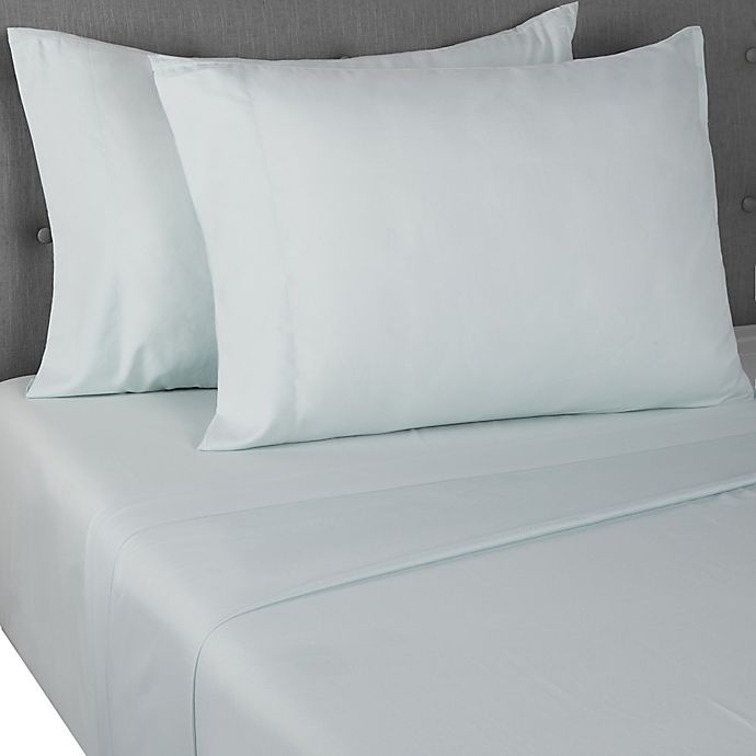 slide 1 of 4, Simply Essential Microfiber Deep Pocket Queen Sheet Set - Blue, 1 ct