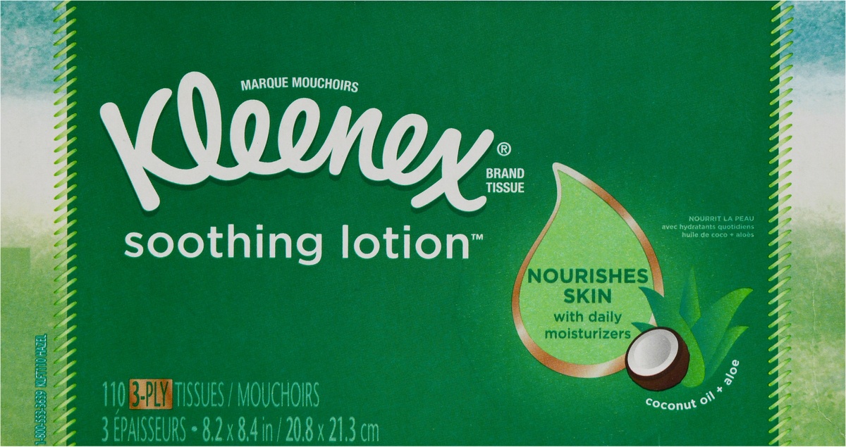 slide 8 of 11, Kleenex Lotion Facial Tissue, 110 ct