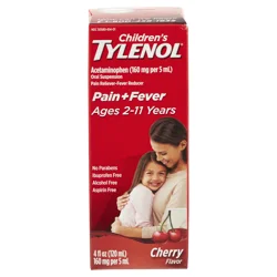Tylenol Children&#x27;s Tylenol Oral Suspension, Cherry, 4 Fl. Oz