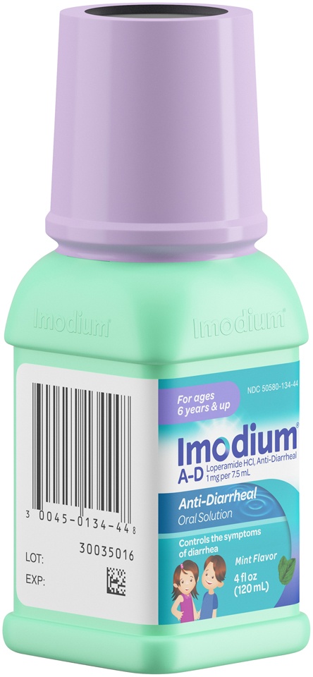 slide 4 of 11, Imodium A-D Children's Liquid Anti-Diarrheal Medicine with Loperamide Hydrochloride for Diarrhea Symptom Treatment & Control for Kids, Mint Flavor, 4 oz