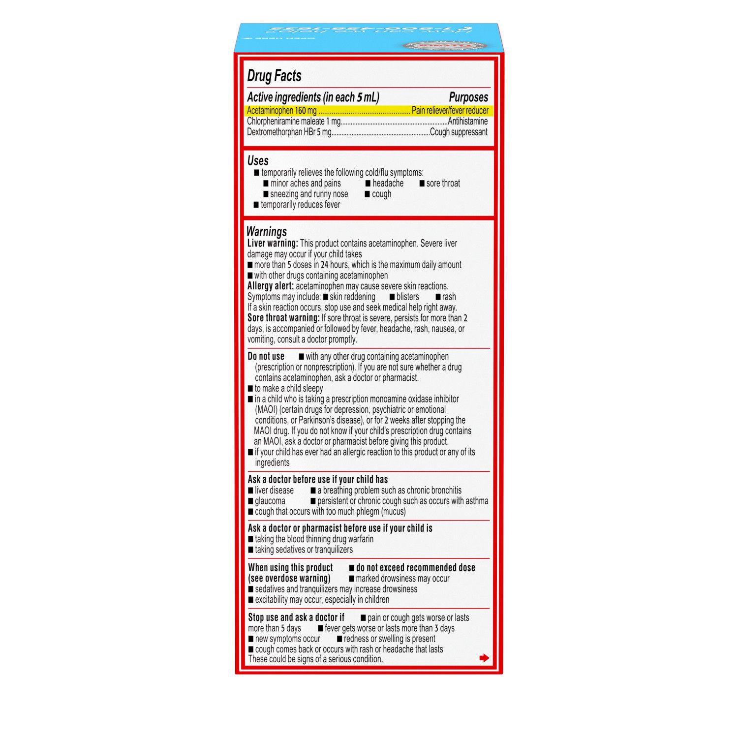 slide 5 of 6, Tylenol Children's Tylenol Cold + Cough + Runny Nose, 8 Fl. Oz, 8 oz