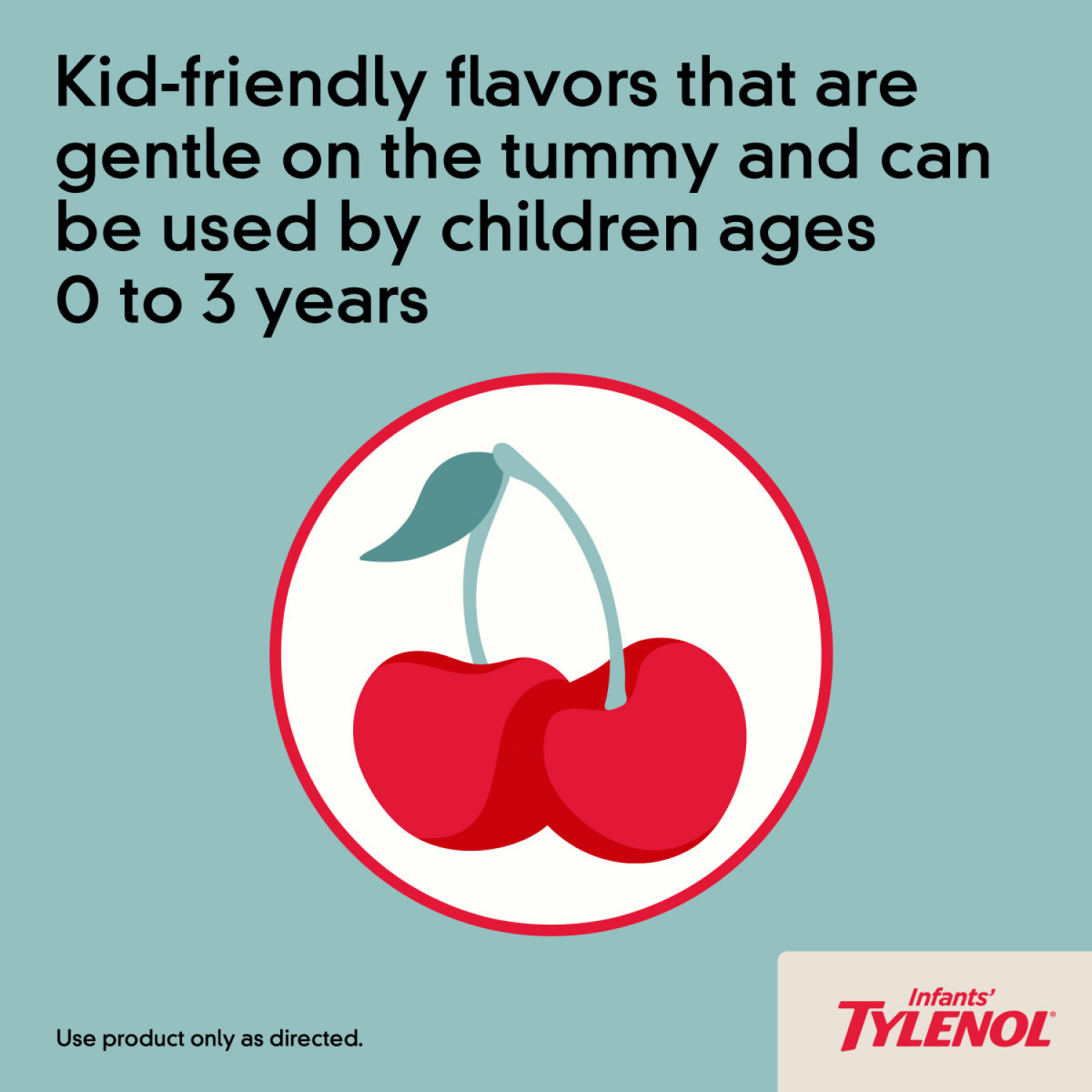 slide 2 of 5, Tylenol Pediatric Internal Analgesics, Liquid, Cherry, 2 fl oz