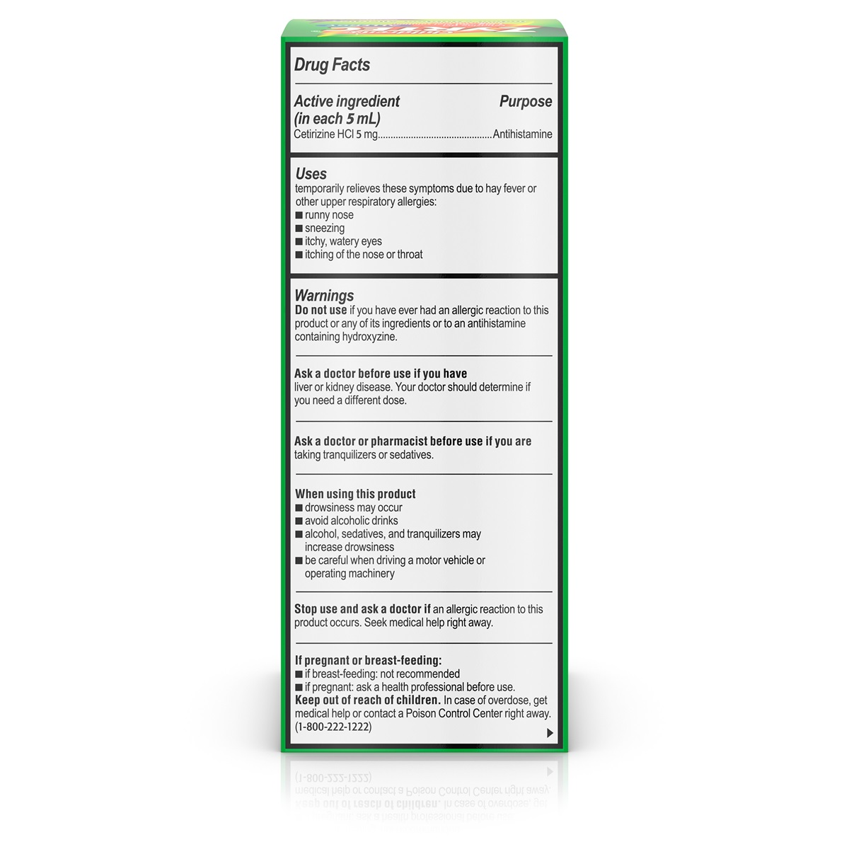 slide 2 of 2, Zyrtec Children's Children's ZYRTEC Allergy Syrup, Dye-Free, Sugar-Free Grape, 4 Fl. Oz, 4 fl oz