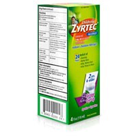 slide 14 of 21, Zyrtec Children's Children's ZYRTEC Allergy Syrup, Dye-Free, Sugar-Free Grape, 4 Fl. Oz, 4 fl oz