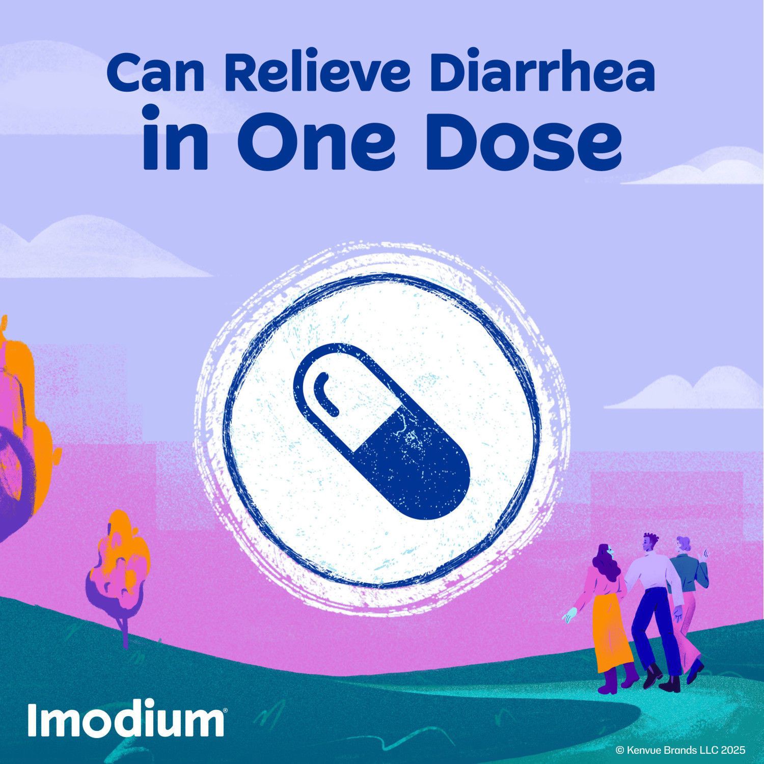 slide 2 of 5, Imodium Multi-Symptom Relief Anti-Diarrheal Medicine Caplets, 6 ct, 6 ct
