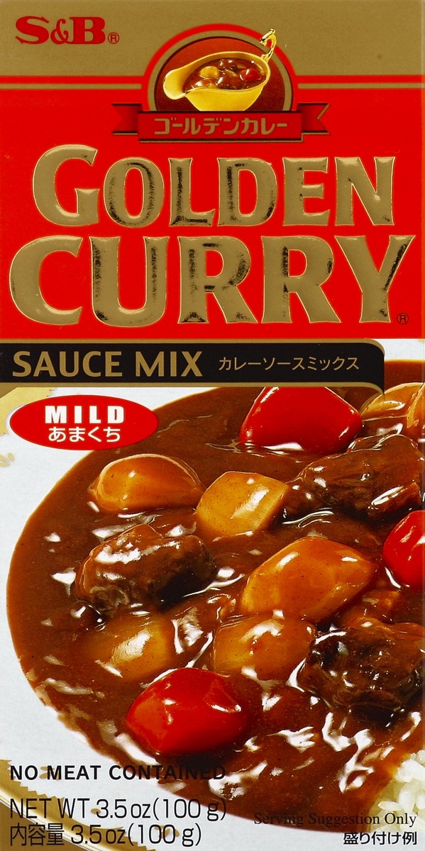 slide 4 of 4, S&B Golden Curry Mild Sauce Mix, 3.5 oz