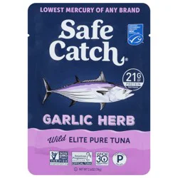 Safe Catch Elite Garlic Herb Wild Tuna 2.6 oz