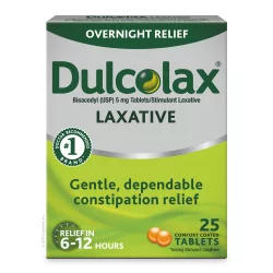 Dulcolax Gentle And Predictable Overnight Relief Laxative Tablets