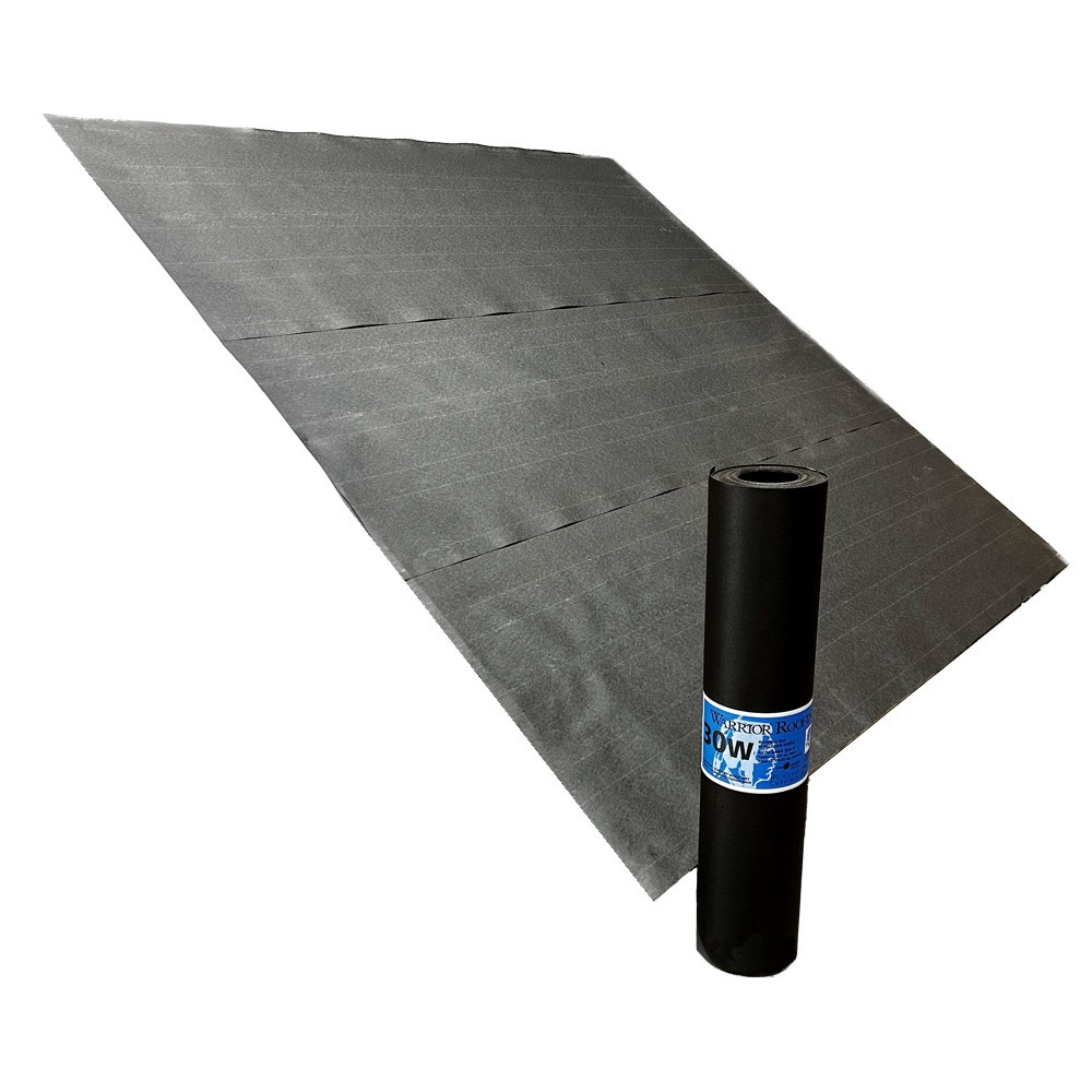 slide 4 of 6, Warrior Roofing 36-in x 72-ft 216-sq ft Felt Roof Underlayment, 1 ct
