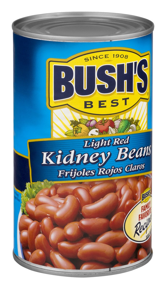 slide 2 of 10, Bush's Best BUSH'S Light Red Kidney Beans, 27 oz