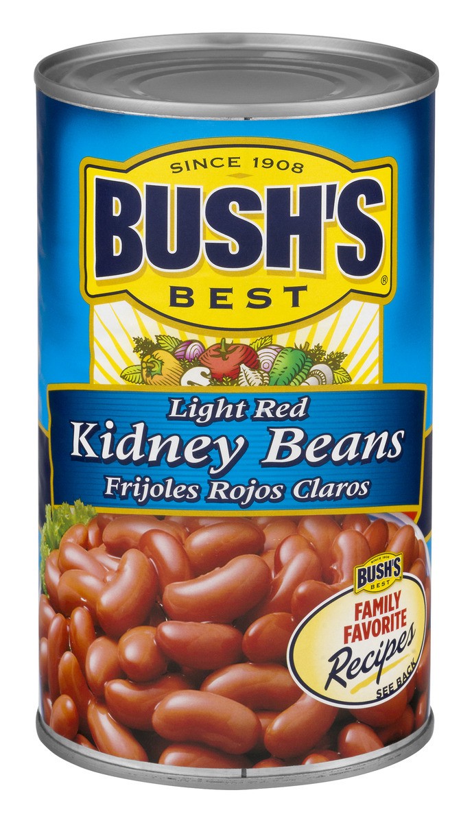 slide 1 of 10, Bush's Best BUSH'S Light Red Kidney Beans, 27 oz