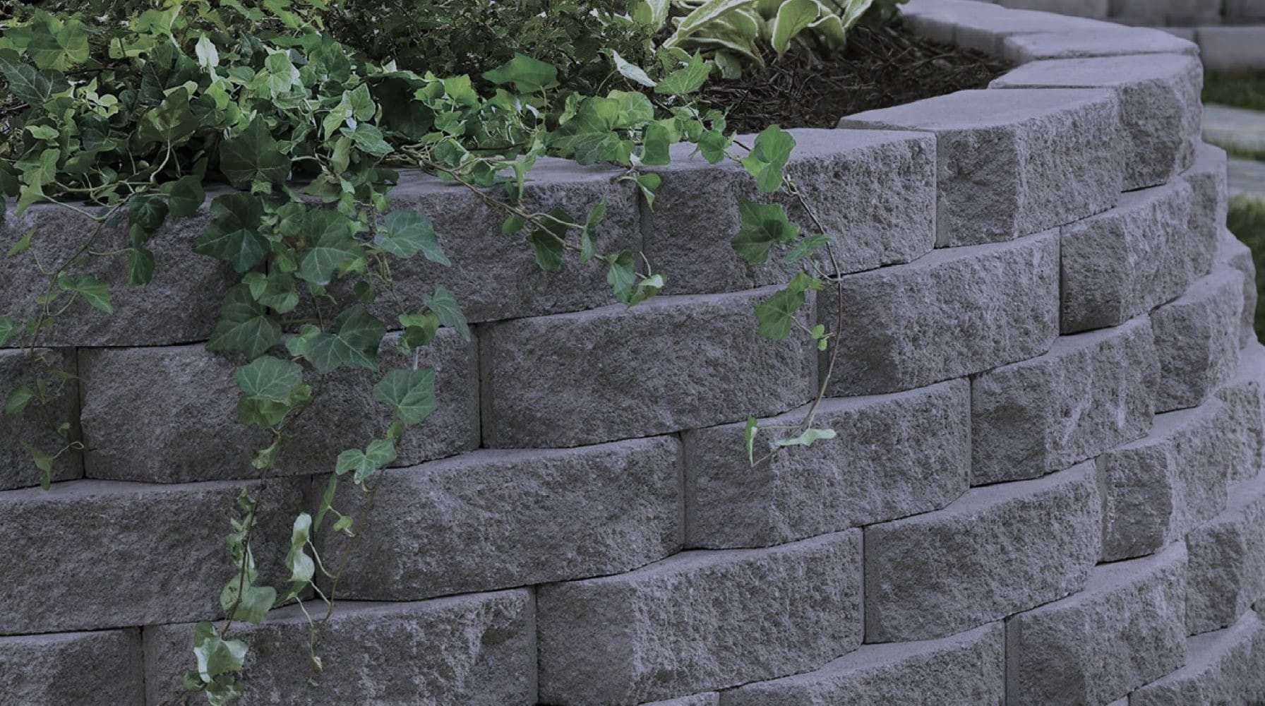 slide 5 of 6, 4.0-in H x 11.5-in L x 8.0-in D Gray Concrete Retaining wall block, 1 ct