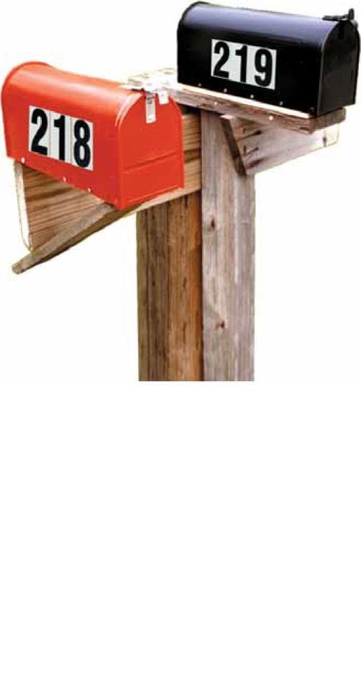 slide 2 of 3, Hillman 5-in Reflective Black Number 6, 1 ct