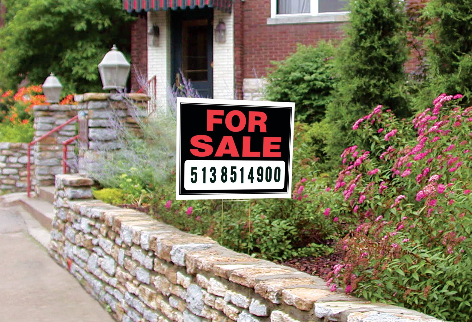 slide 3 of 3, Hillman 5-in Reflective Black Number 7, 1 ct