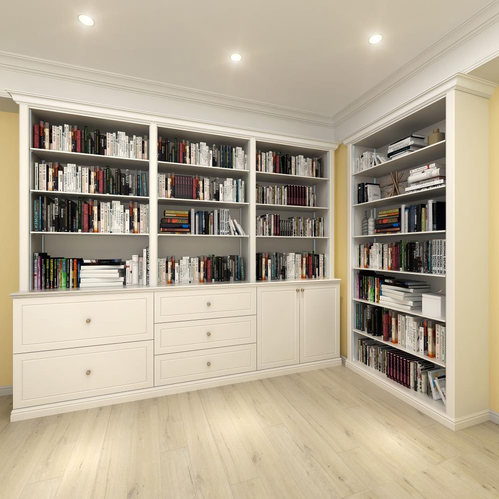 slide 6 of 6, Project Source 0.77-in L x 0.63-in W x 0.984-in D White Shelf pins, 1 ct