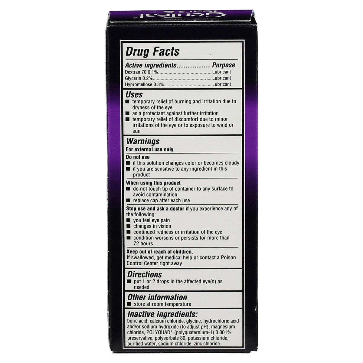slide 2 of 2, GenTeal Tears Lubricant Eye Drops Liquid Drops Moderate, 15 ml