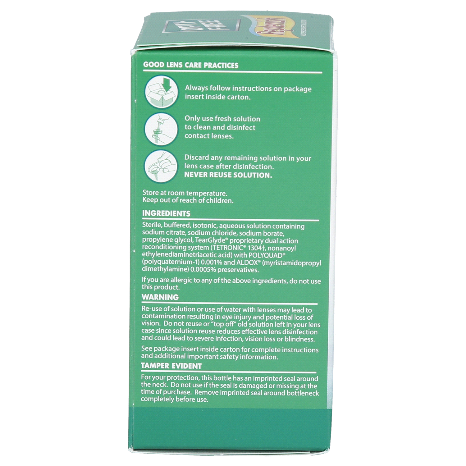 slide 3 of 3, OPTI-FREE Replenish Enhanced Comfort Multi Purpose Disinfecting Solutions, 2 fl oz